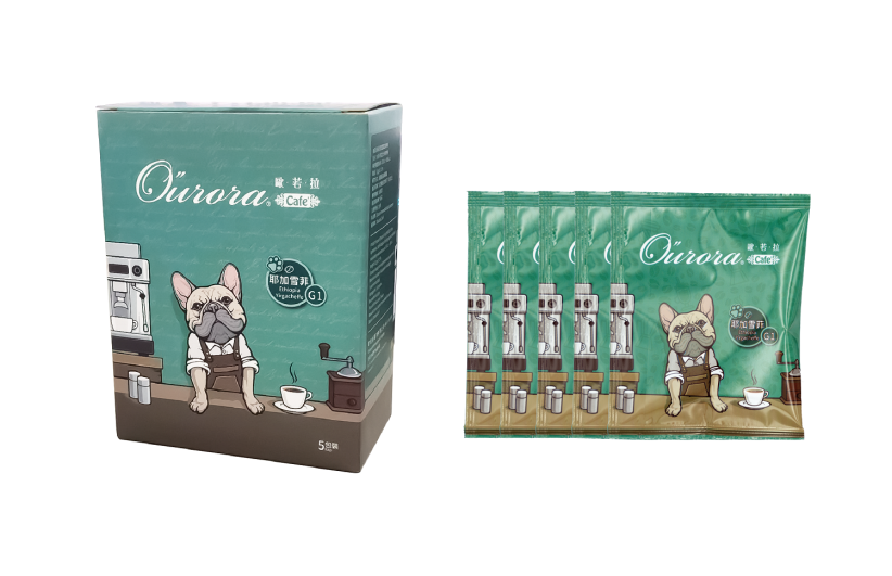 Ourora濾掛式咖啡（耶加雪菲G1Cafe)12g × 5 入