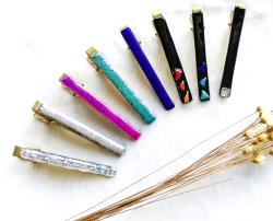 【展翅工坊】藝術琉璃領帶夾