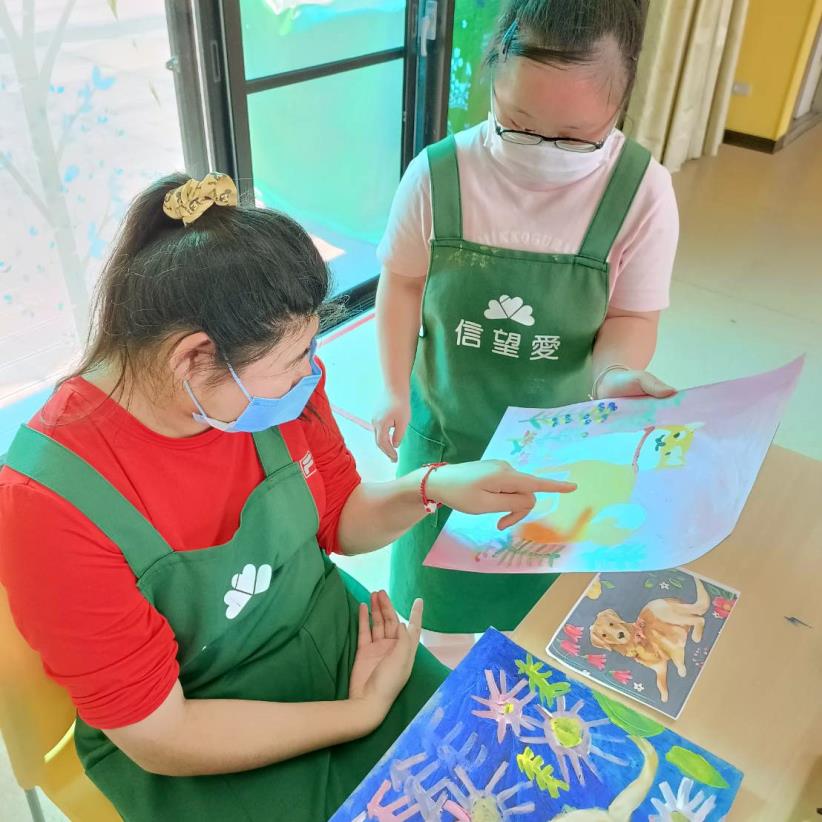 手绘喜欢 x 守护心光